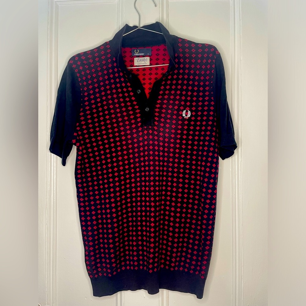 Fred Perry x Drakes - Small Red & Black Men’s Polo - unworn